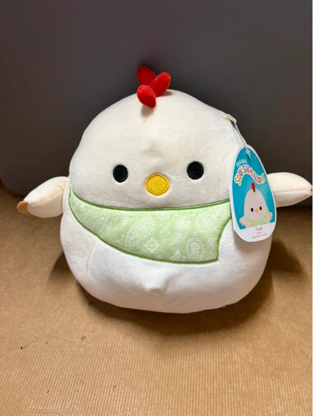 Squishmallow Chicken with Tag